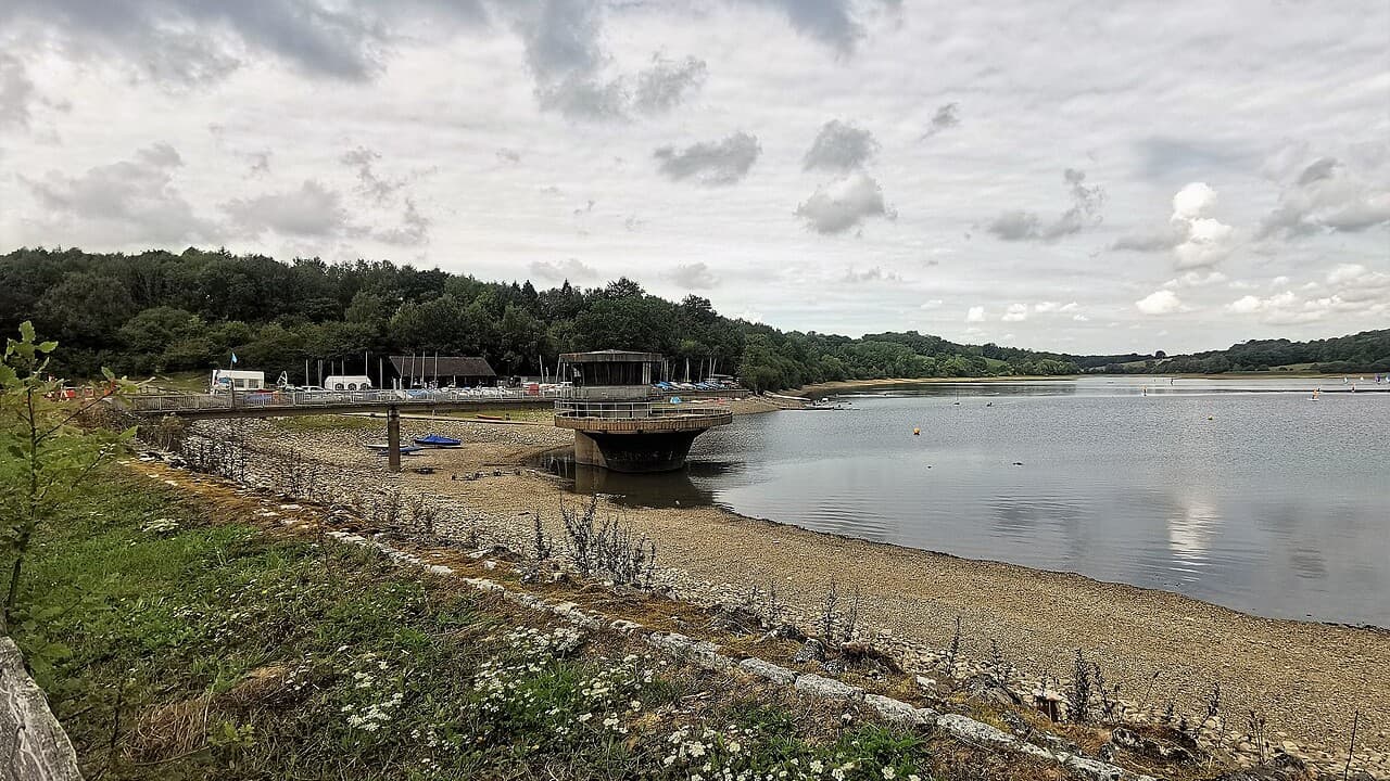 Ardingly Reservoir in West Sussex, pictured in September 2020. The reservoir is at the centre of the Sussex severe drought declaration.