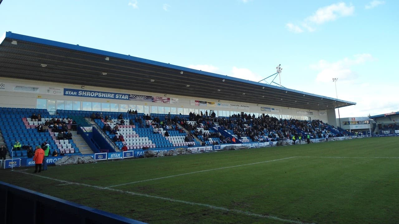 The Stephen Roberts Stand at the SEAH Stadium in Telford, where Albion Women beat Wolves 6-0